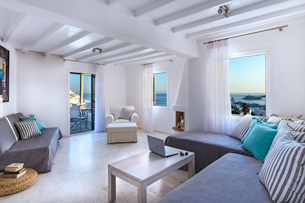 Bay Bees Sea View Suites & Homes Platys Gialos  Rum bild